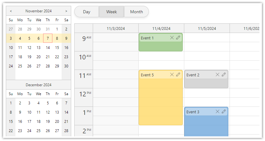 Open-Source JavaScript Calendar with Day, Week, and Month Views Open-Source JavaScript Calendar with Day, Week, and Month Views