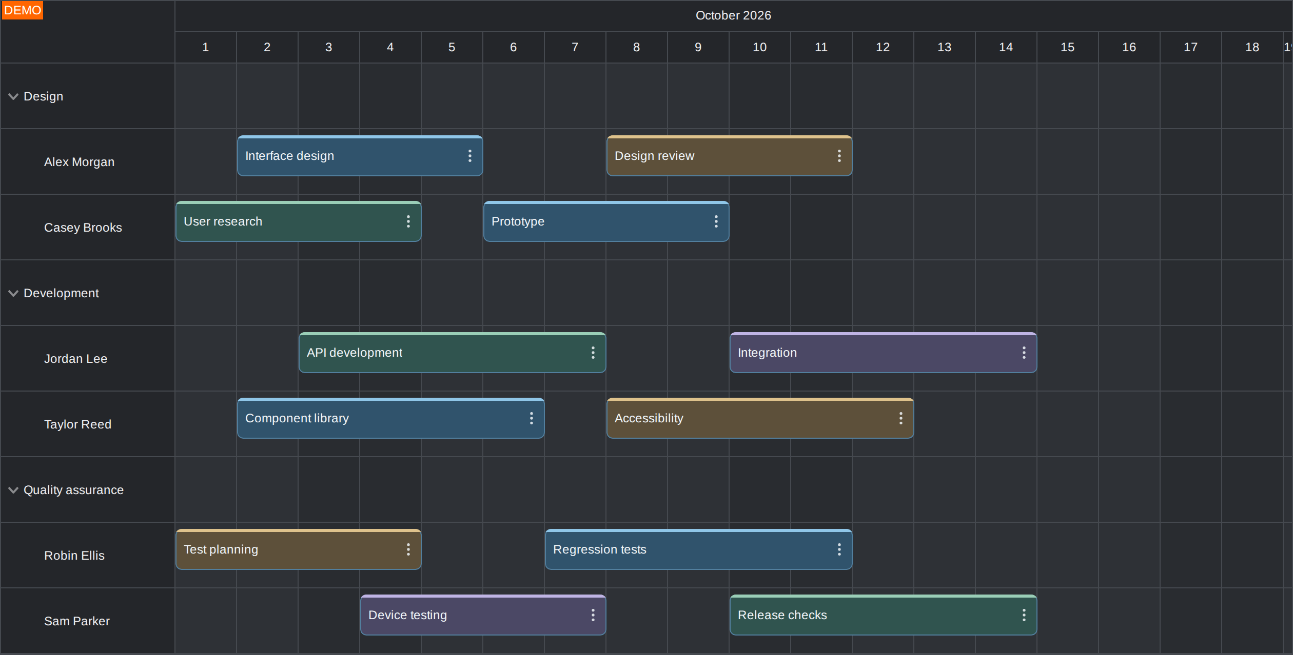 scheduler dark
