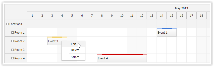 javascript scheduler common ui tasks