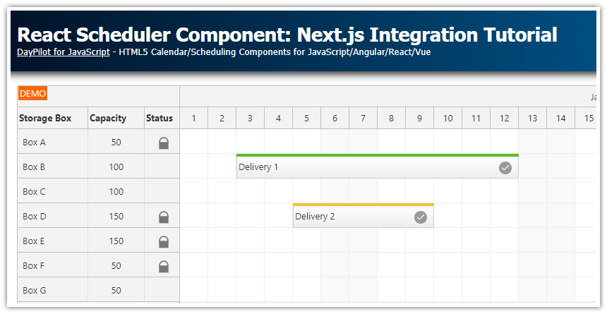 React Scheduler Component - Next.js Integration Tutorial React Scheduler Component - Next.js Integration Tutorial