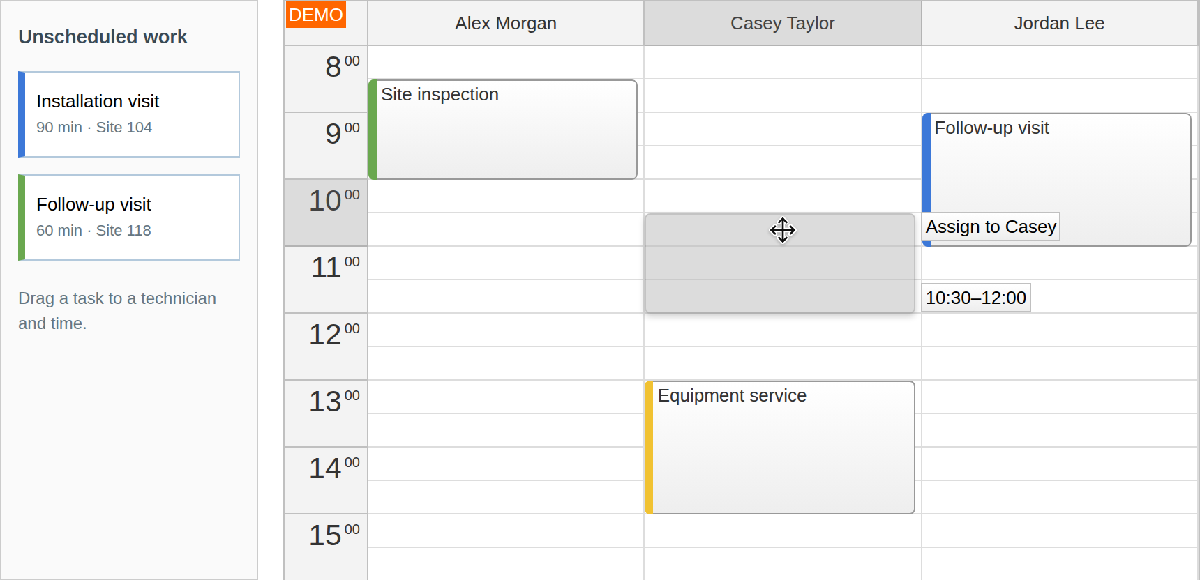 JavaScript Calendar External Drag and Drop