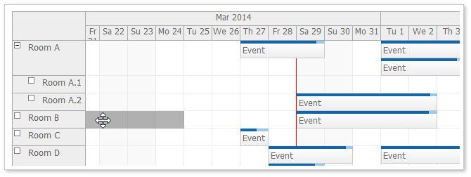 Drag and Drop - JavaScript Scheduler | DayPilot for JavaScript - HTML5 ...