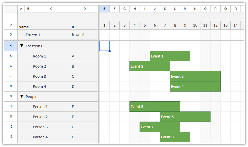 JavaScript Scheduler   Export to Excel Spreadsheet (XLSX)