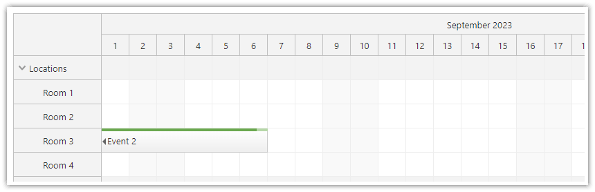 JavaScript Scheduler Floating Event Text JavaScript Scheduler Floating Event Text
