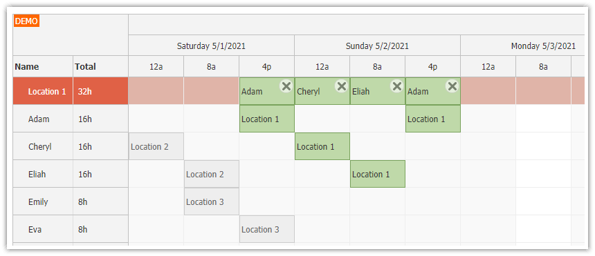 php shift planning tutorial javascript html5 mysql