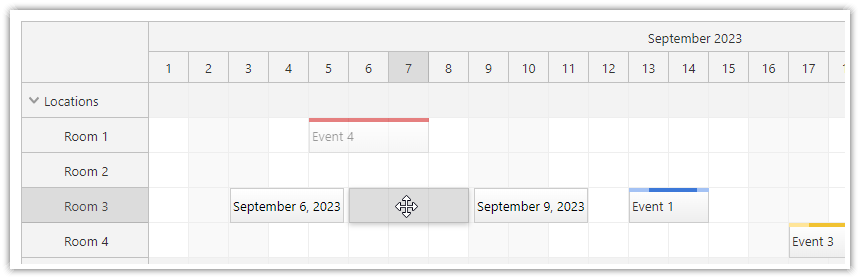 JavaScript Scheduler Snap to Grid JavaScript Scheduler Snap to Grid