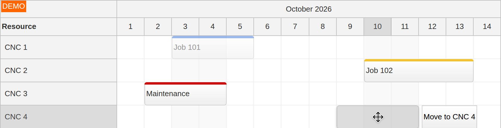 JavaScript Scheduler Drag and Drop Event Moving JavaScript Scheduler Drag and Drop Event Moving