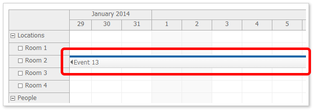 scheduler floating events true