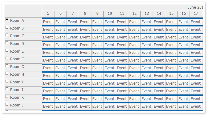 javascript daypilot large data sets