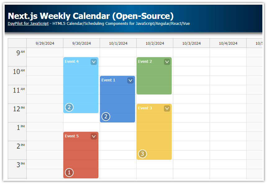 Next.js Weekly Calendar (Open-Source) Next.js Weekly Calendar (Open-Source)