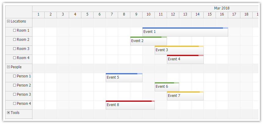 DayPilot for JavaScript - HTML5 Calendar, Scheduler and Gantt Chart Web ...