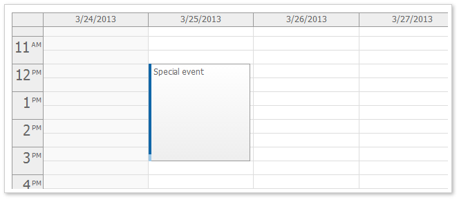 html5 event calendar duration bar