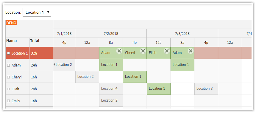 php shift planning tutorial javascript html5 mysql