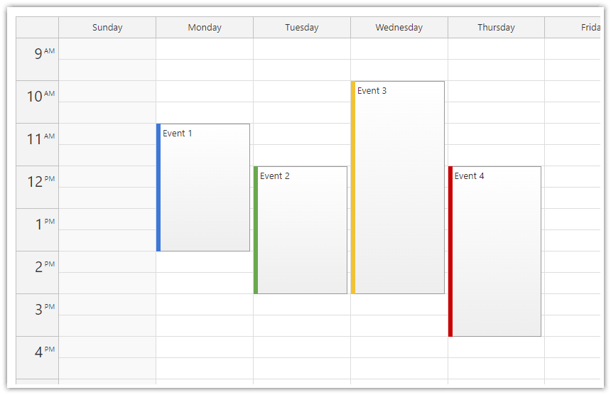 javascript event calendar scheduler component free open source