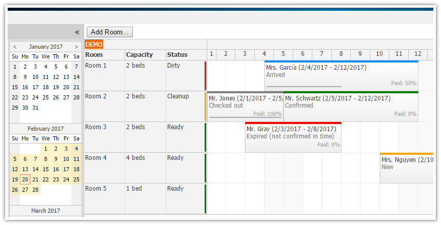 delete a calendar in project planning pro